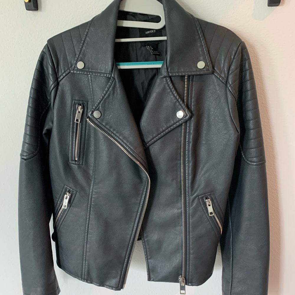 FOREVER 21 | Leather Moto Jacket